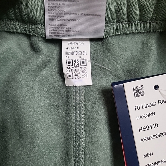 Mens Reebok Sweat Shorts Green Linear Read Short Size Medium M Loungewear ✨️💫 - Picture 6 of 10